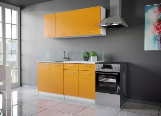Color narancssárga konyhabútor 160 cm