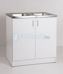 Mosogatós szekrény fehér - egyedi konyhabútor