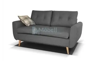 Cherry 2-es kanapé E, Sötétszürke