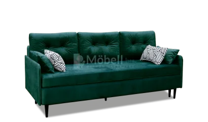 Atala 3-as kanapé D, Bársonyzöld