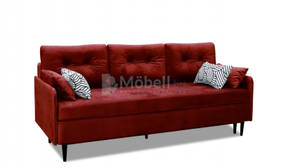 Atala 3-as kanapé E, Bársonyvörös